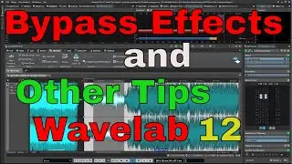 Wavelab 12 Bypass Effects and Other Tips