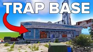 I turned the Gas Station into a Trap Base... - Rust