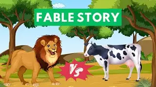 How to write a Story | Fable Story | Example | Cow vs Lion | Exercise I Writing Skills