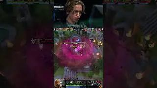 TOPSON and his friends arrive in time to stop the enemy from passing through the portal  #dota2