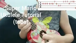 super mario bros theme - ukulele tutorial