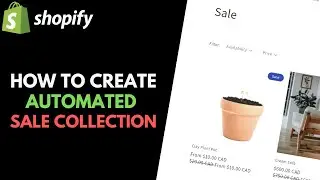 Shopify: How to Create an Automated SALE Collection