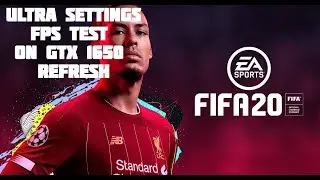 FIFA 20 - GTX1650 Refresh 2020 - 16 GB RAM - FPS - Ultra Settings - Monster Notebook