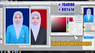 Cara Menemukan atau Memasukan Kode Warna Background Pas Foto