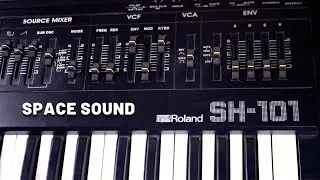 How to make Space Sound with Roland SH-101 (tutorial)