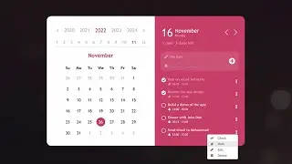 C# WPF UI | How to Design Pink Calendar App in WPF