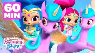 Shimmer and Shine Ride Unicorns in the Sky! + MORE Full Episodes w/ Leah | Shimmer and Shine