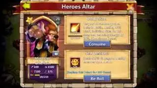 Castle Clash Minotaur!! + Gem rolls!