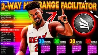 BEST RARE 2 WAY MID RANGE FACILITATOR BUILD IN NBA 2K21 NEXT GEN! (JIMMY BUTLER BUILD!)