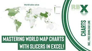 Mastering World Map Charts with Slicers in Excel!