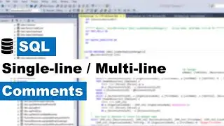 SQL COMMENTS | SINGLE-LINE VS MULTI-LINE COMMENTS | SQL TUTORAL #sql #datascience #programming