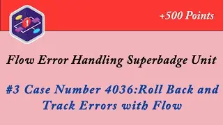 Case Number 4036:Roll Back and Track Errors with Flow|Flow Error Handling Superbadge Unit|Salesforce