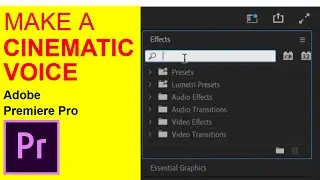 Make your Voice Sound Better with Adobe Premiere Pro | Easy Tutorial