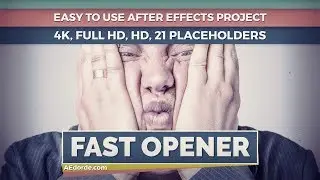 After Effects Template - Fast Opener (4K)