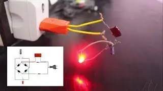 How to connect LED Light to 220v ac