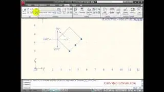 AutoCAD Tutorial 2012 - WCS World Coordinate Sustem and UCS User Coordinate System