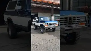 Custom 1979 Ford Bronco! Powered by a 466ci V8! #barrettjackson