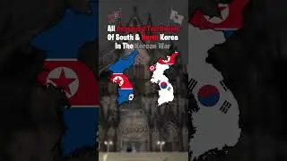 All Occopied Territories Of South & North Korea In The Korean War | Credits: @waniks.mapping