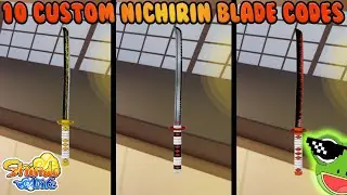 *NEW* Shindo Life NICHIRIN BLADE Codes - DemonSlayer & More Textures For Kenjutsu Mentor | Roblox