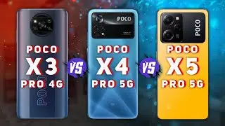 Poco X3 Pro vs Poco X4 Pro vs Poco X5 Pro