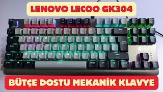 Lenovo Lecoo GK304 KLAVYE İNCELEMESİ -  UYGUN FİYATLI BÜTÇE DOSTU MEKANİK KLAVYE (RED SWITCH)