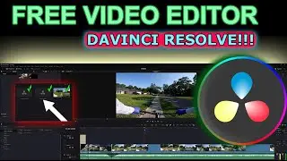 Free Video Editor Davinci Resolve: Basic Tour of Some Features To Create and Export A Video