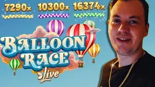 BALLOON RACE LIVE BIG WIN SESSION (EVOLUTION GAMING)