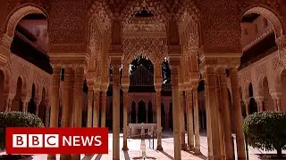 Coronavirus: Spain's Alhambra Palace reopens to visitors - BBC News