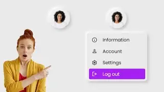 Create an Animated Neumorphism Profile Dropdown Menu | Full CSS & JavaScript Tutorial