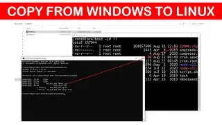 Copy file from Windows to Linux