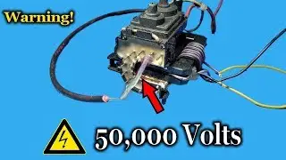 Experiment With High Voltage Flyback Transformer