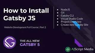 How to install Gatsby JS on MacOS | Installation to Build