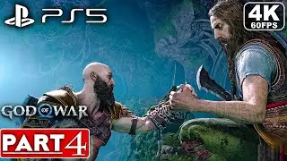 GOD OF WAR RAGNAROK Gameplay Walkthrough Part 4 FULL GAME [4K 60FPS PS5] - No Commentary