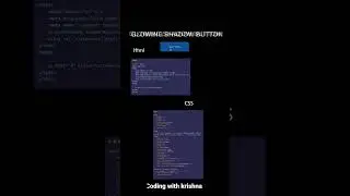 Glowing shadow button using html css| #youtubeshorts #cssbutton #cssanimation #csseffect #coding