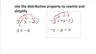 Use the Distributive Property to Rewrite and Simplify