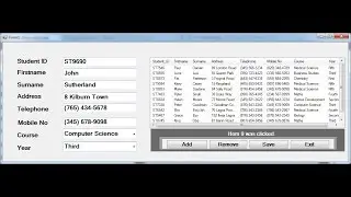 How to Create Student Record System with ListView in Visual Basic.Net