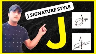 ✅ J signature style | Signature style of my name J | J signature