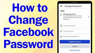 How to Change Facebook Password || Facebook password change || FB Password Reset