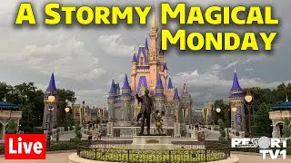 🔴Live: A Stormy Magical Monday at the Magic Kingdom  -  Walt Disney World Live Stream- 8-5-24