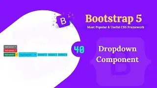 Bootstrap 5 dropdown component.