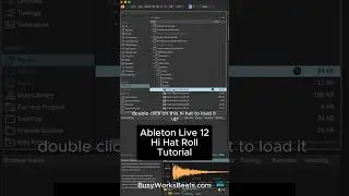 Ableton Live 12 • Hi Hat Roll Tutorial