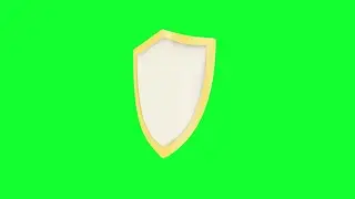 Shield Animation Green Screen Video - Stock Video Footage - No Copyright Animated Videos