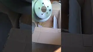 Unboxing Raybestos brake pads rotors and Brembo pads and Bremsen rotors from https://partsavatar.ca/