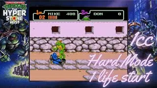 TMNT: Hyperstone Heist Hard Difficulty / 1CC / 1 Life Start (Genesis)