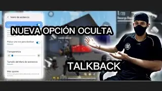 ESTA ES LA NUEVA OPCIÓN OCULTA DEL TALKBACK PARA DAR TODO ROJO SIN LEVANTAR MIRA FREE FIRE