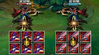 AP VAYNE vs AD VAYNE FULL BUILD FIGHTS & Best Moments!