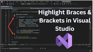 How to Highlight Braces & Brackets in Visual Studio?