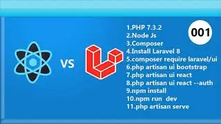 react in laravel 8 for beginner episode 001