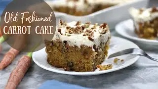 Sheet Carrot Cake Recipe From Scratch | Old Fashioned Carrot Cake with Pineapple