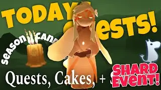 ALL Dailies - Season Candles, Quests, Treasure Cakes, and Shard Event - Golden Wasteland Nov 2